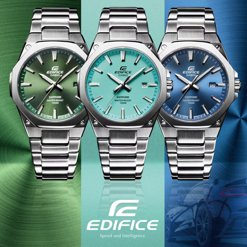 CASIO 卡西歐EDIFICE 輕薄系列八角手錶 藍 EFR-S108D-2A_39.9mm
